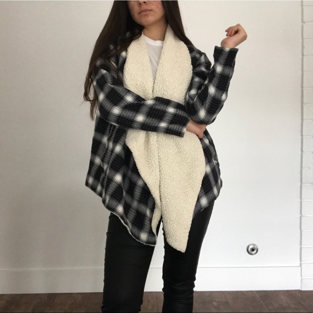 Volcom Plaid Cardigan